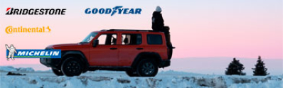 Порівняння зимових шин для позашляховиків: Bridgestone, Michelin, Continental та Goodyear
