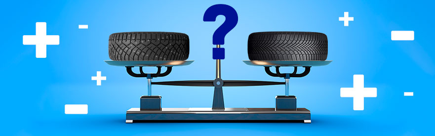 Зимние шины: с шипами или без? Плюсы и минусы