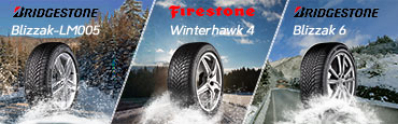 Порівняння зимових шин: Firestone Winterhawk 4, Bridgestone Blizzak 6 та LM005