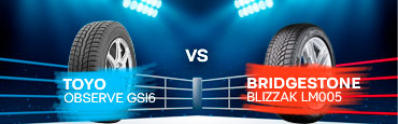 Порівняння Toyo Observe GSi6 та Bridgestone Blizzak LM005: Яку шину вибрати?