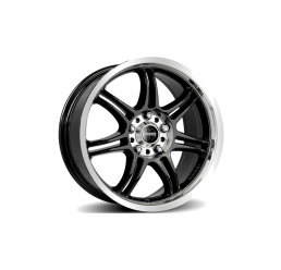 MOMO italy Rpm evo black glossy polished R17 W7.5 PCD5x112 ET48 DIA72.3