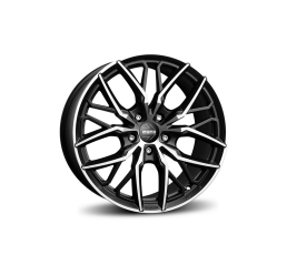 MOMO italy Spider matt black polished R20 W10 PCD5x114.3 ET40 DIA72.3