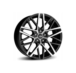 MOMO italy Avenger black matt polished R18 W8 PCD5x114.3 ET40 DIA72.3