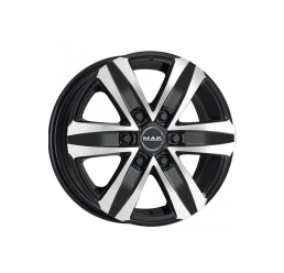 MAK Stone6 black mirror R18 W8 PCD6x139.7 ET15 DIA106.1