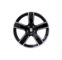 WSP Italy W1059 glossy black polished R22 W11.5 PCD5x130 ET61 DIA71.6