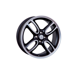 WSP Italy W1651 black polished R18 W7 PCD4x100 ET52 DIA56.1