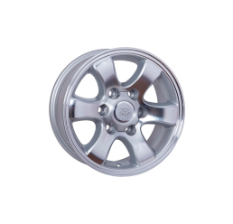 WSP Italy W1707 silver polished R16 W7 PCD6x139.7 ET10 DIA106