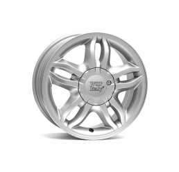 WSP Italy W3301 silver R15 W6 PCD4x100 ET49 DIA60.1