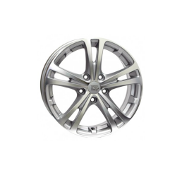 WSP Italy W3502 silver polished R15 W6 PCD5x112 ET47 DIA57.1