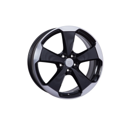 WSP Italy W465 glossy black polished R18 W7.5 PCD5x112 ET51 DIA57.1
