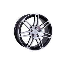 WSP Italy W557 black polished R17 W7.5 PCD5x112 ET28 DIA66.6