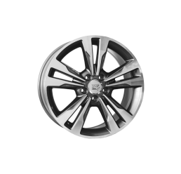 WSP Italy W772 anthracite polished R18 W7.5 PCD5x112 ET44 DIA66.6