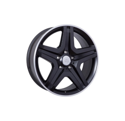 WSP Italy W775 dull black r polished R20 W9.5 PCD5x130 ET50 DIA84.1