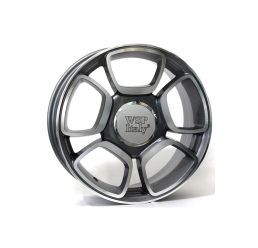 WSP Italy W157 anthracite polished R17 W7 PCD4x100 ET37 DIA56.6