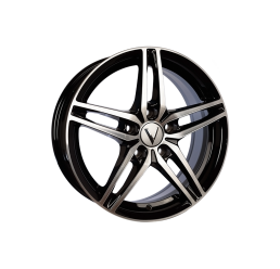 Vector B219 black polished PCD5x114.3 ET45 DIA67.1