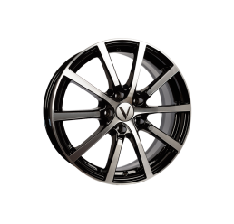 Vector K102 black polished R17 W7 PCD5x114.3 ET35 DIA67.1