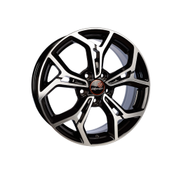 Vector R203 black polished R17 W7 PCD5x112 ET40 DIA57.1