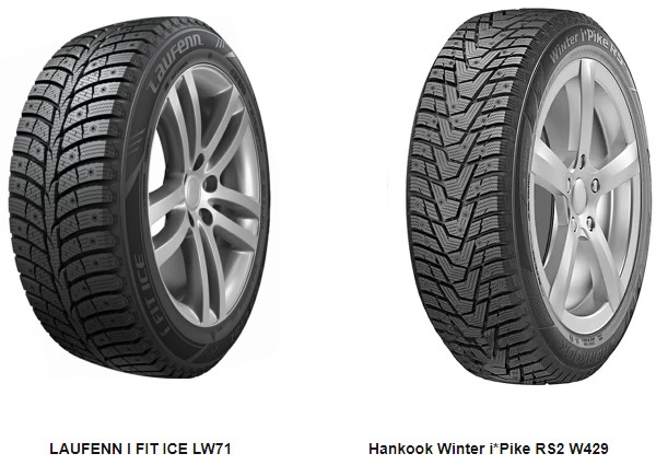 LAUFENN I FIT ICE LW71 vs. Hankook Winter i*Pike RS2 W429