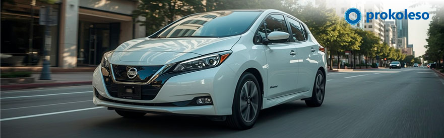 Електромобіль Nissan Leaf – приклад сучасного EV з шинами Prokoleso