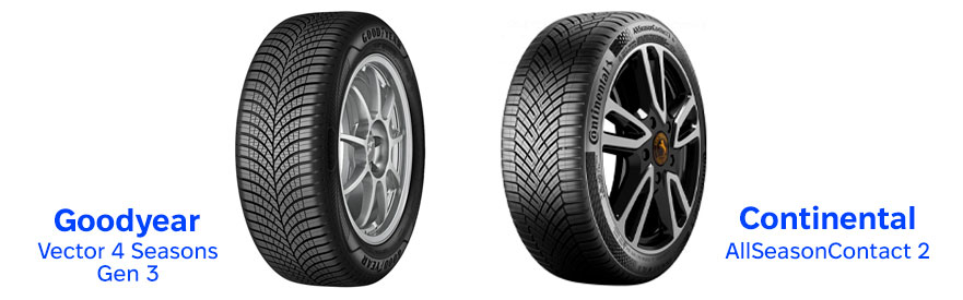 Goodyear Vector 4Seasons Gen-3 против Continental AllSeasonContact 2 | Prokoleso