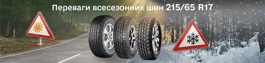 Переваги всесезонних шин проколесо