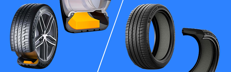 Акустична піна в шинах Continental vs Michelin Акустична піна в шинах на ПроКолесо
