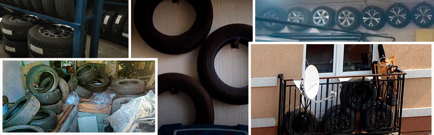 Хранение колес Хранение колес